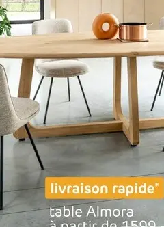 Offre: Almora, table 210 x 120 cm - Natural sand
