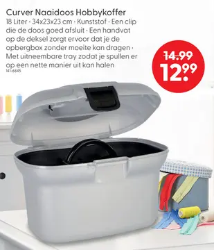 Aanbieding: Curver Naaidoos Hobbykoffer