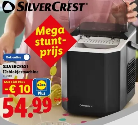 Promotie: IJsblokjesmachine