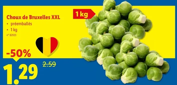 Offre: Choux de Bruxelles XXL