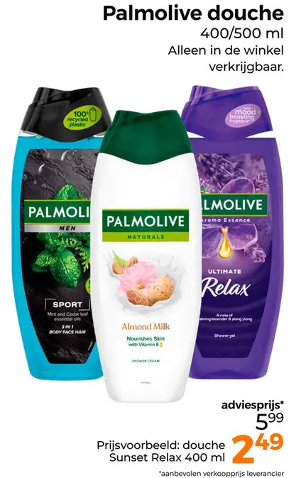 Aanbieding: Palmolive douche