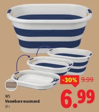 Aanbieding: Vouwbare wasmand