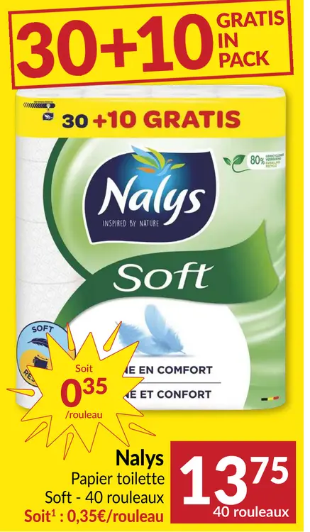 Offre: Papier toilette Soft