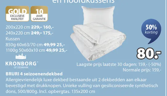 Promotie: BRURI 4 seizoenendekbed