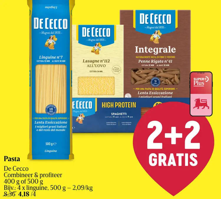 Promotie: Pasta