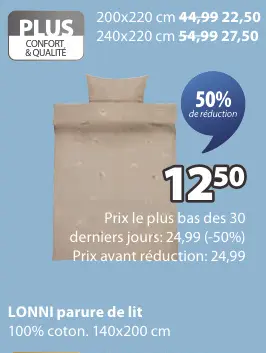 Offre: LONNI parure de lit
