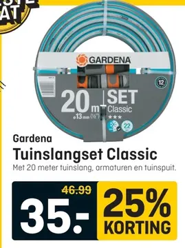 Aanbieding: Tuinslangset Classic