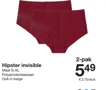 Aanbieding: Hipster invisible