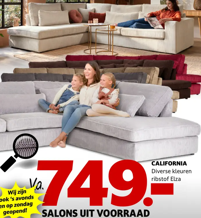 Promotie: California ribstof Elza
