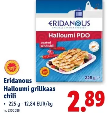 Promotie: Halloumi grillkaas chili