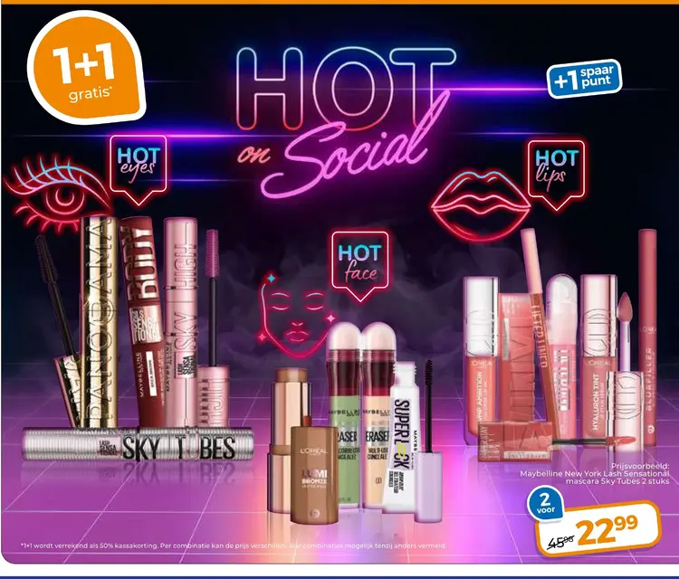 Aanbieding: L'Oréal Paris of Maybelline