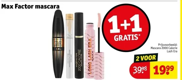 Aanbieding: Max Factor mascara