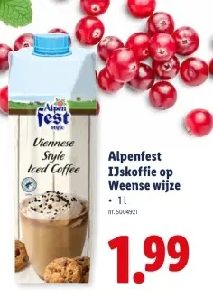Promotie: Alpenfest IJskoffie op Weense wijze