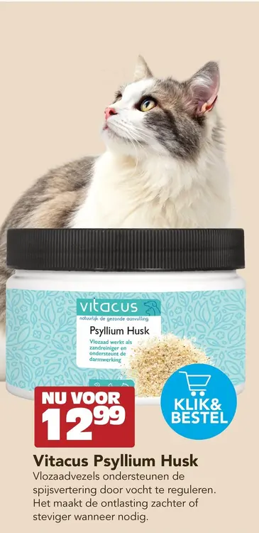 Aanbieding: Vitacus Psyllium Husk