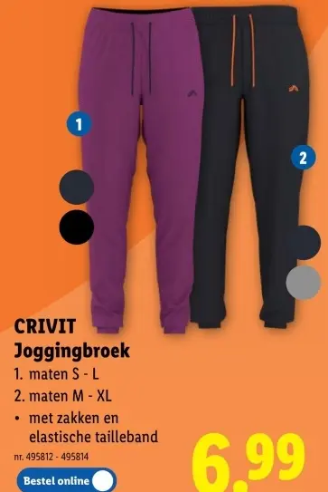 Promotie: Joggingbroek