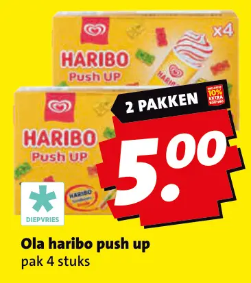 Aanbieding: Ola haribo push up