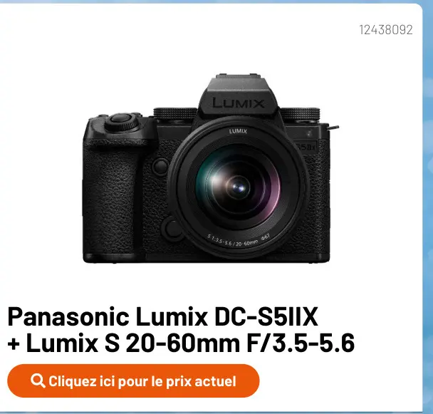 Offre: Lumix DC-S5IIX + Lumix S 20-60mm F/3.5-5.6