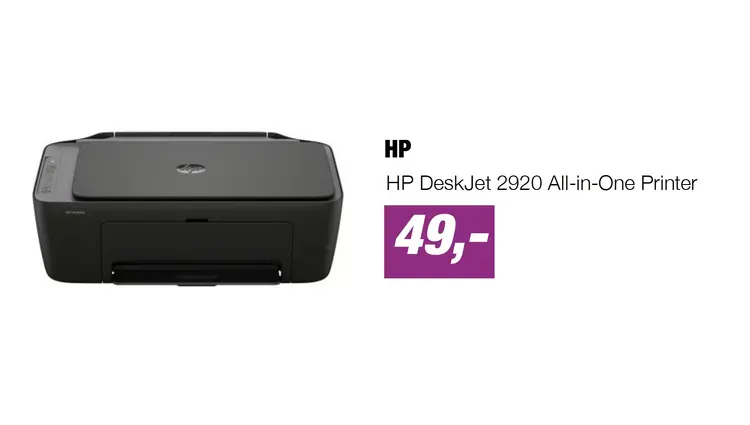 Aanbieding: HP DeskJet 2920 All-in-One Printer