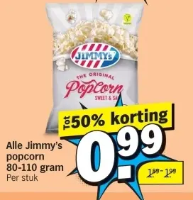 Aanbieding: Jimmy's popcorn