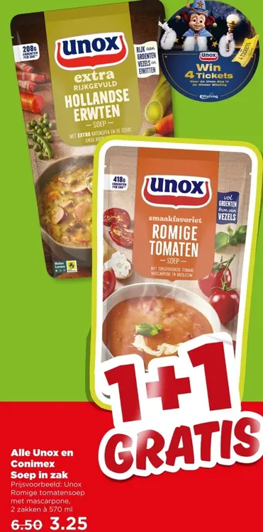 Aanbieding: Soep in zak