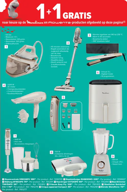 Aanbieding: Diverse huishoudelijke apparaten