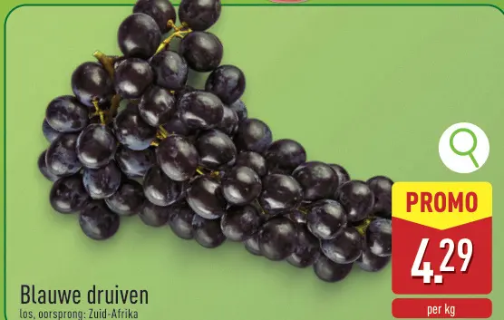 Promotie: Blauwe druiven