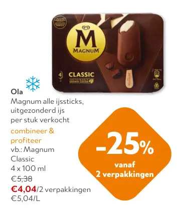 Promotie: Magnum Classic