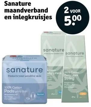 Promotie: Maandverband en inlegkruisjes