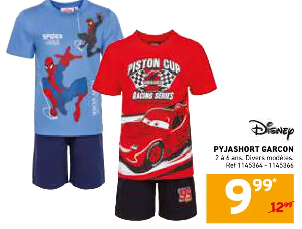 Offre: Pyjashort garcon