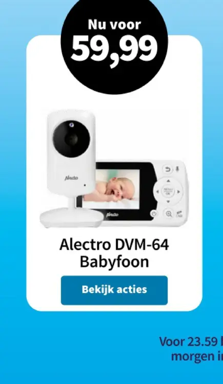 Aanbieding: DVM-64 Babyfoon