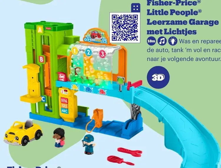 Promotie: Little People Leerzame Garage met Lichtjes