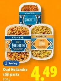 Aanbieding: Oud Hollandse stijl pasta