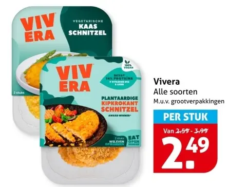Aanbieding: Vivera Schnitzel