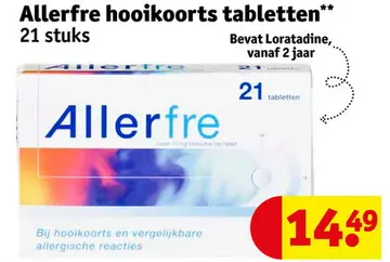 Aanbieding: Hooikoorts tabletten