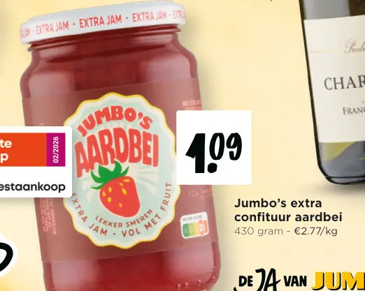 Promotie: Extra confituur aardbei