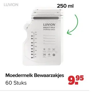 Aanbieding: Moedermelk Bewaarzakjes