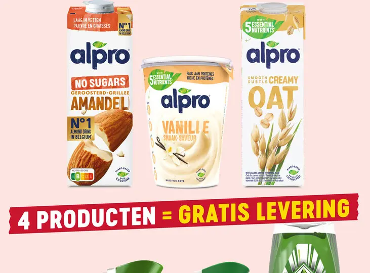 Promotie: Alpro Almond Drink, Vanilla, Oat Drink