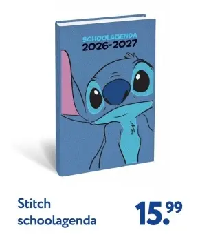 Aanbieding: Stitch schoolagenda
