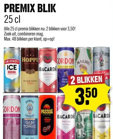 Aanbieding: Premix blik