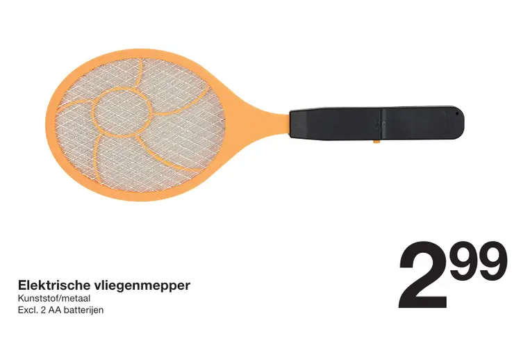 Promotie: Elektrische vliegenmepper