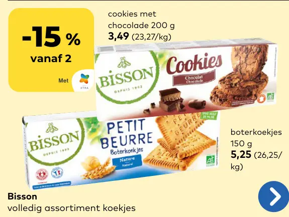 Promotie: Bisson koekjes