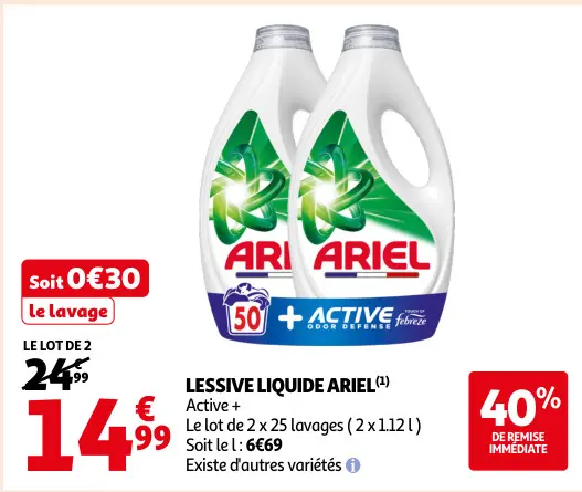 Offre: Lessive liquide