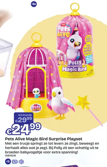 Aanbieding: Pets Alive Magic Bird Surprise Playset