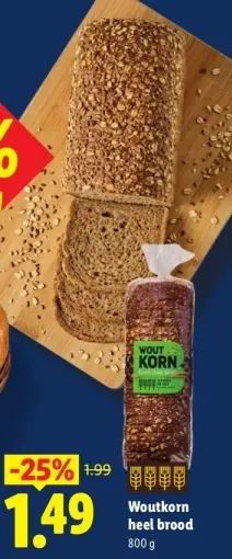 Aanbieding: Woutkorn heel brood