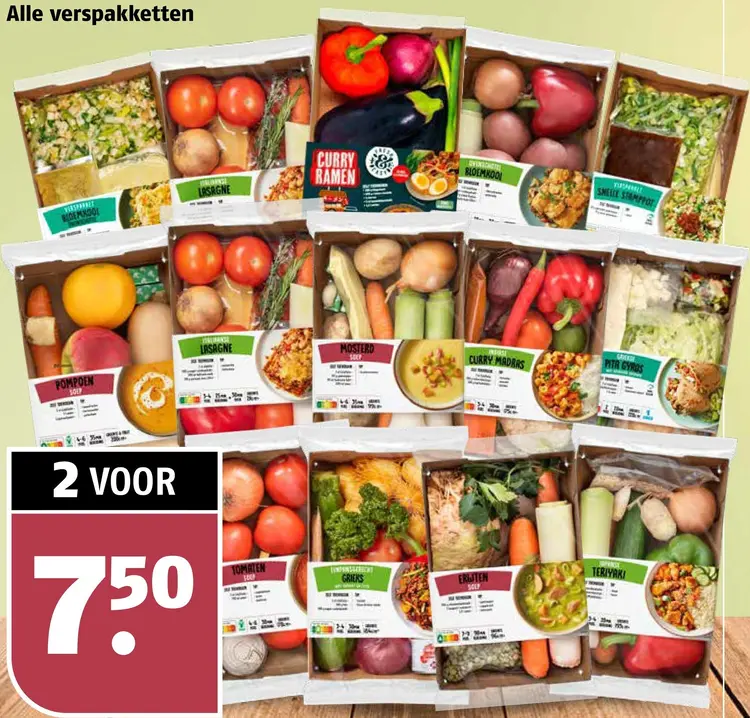 Aanbieding: Verspakketten