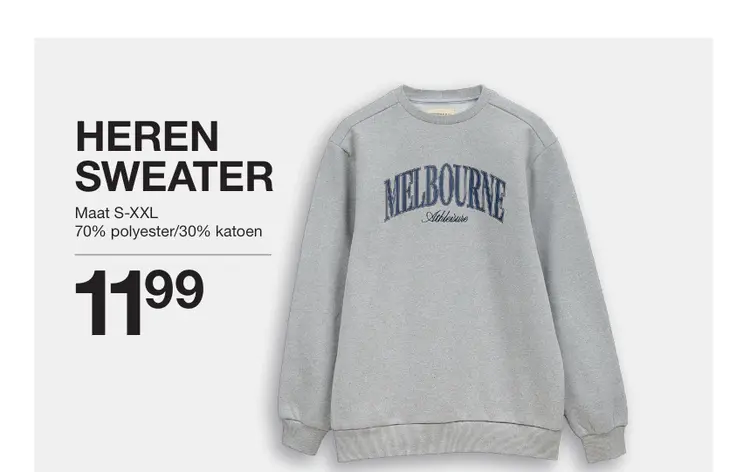 Promotie: Heren sweater