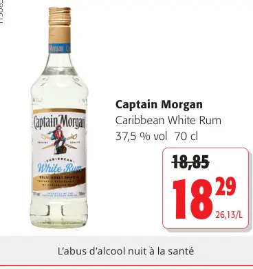 Offre: Caribbean White Rum