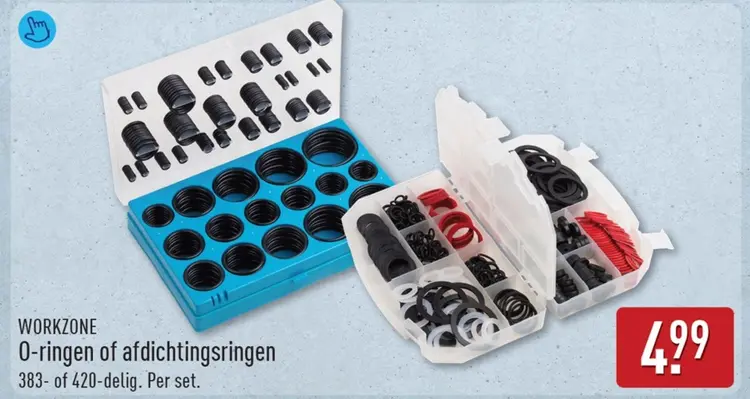 Aanbieding: O-ringen of afdichtingsringen