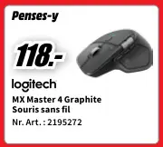 Offre: MX Master 4 Graphite Souris sans fil