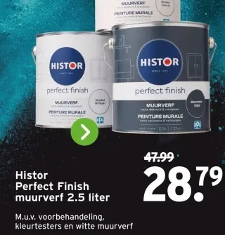 Aanbieding: Perfect Finish muurverf